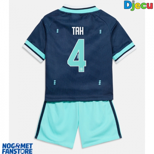 Njemačka Jonathan Tah #4 Gostujuci Dres za djecu SP 2026 Kratak Rukav (+ Kratke hlače)